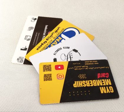 چاپ کارت رنگی و سیاه سفید RFID باشگاه و استخر