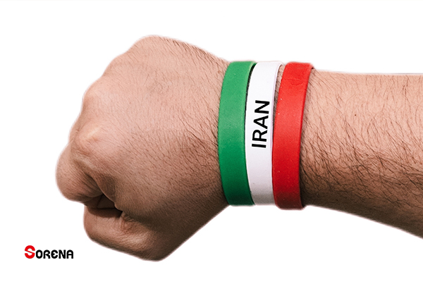 دستبند سه تکه پرچم ایران